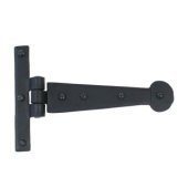 33987 - Black 6 Inch Penny End T Hinge (Pair)