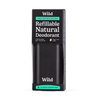 Wild Natural Deodorant Fresh Cotton & Sea Salt Mens Starter Pack