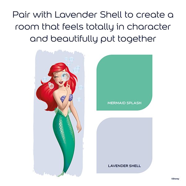 Dulux Easycare The Little Mermaid Colour Combination