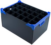 Glassbox 230mm Deep (Holds 24 Tall Flutes)