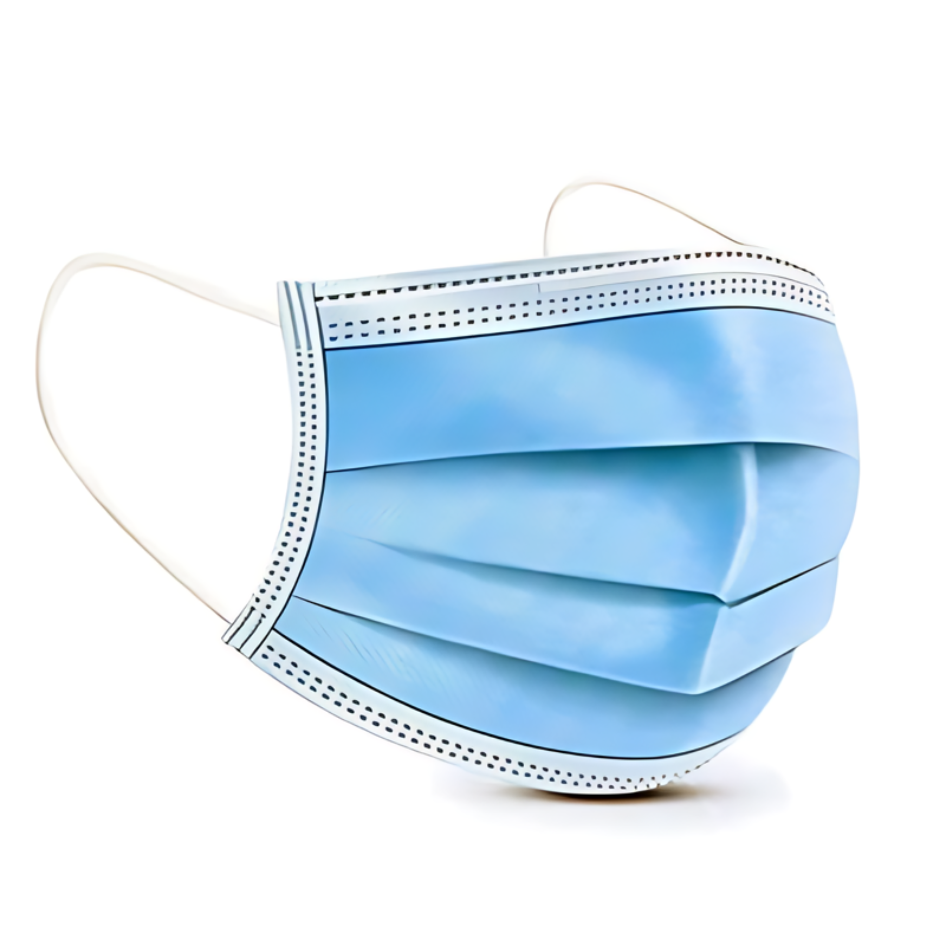 Medical Type IIR Face Mask, Blue (Per Mask)