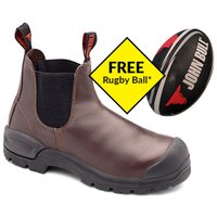 John Bull Cougar 2.0 Slip On Safety Boot With Scuff Cap Oxblood