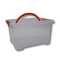 Storage Tub with Clip on Lid (21 x 13 x 10.5cm)