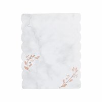Rose Gold Leaf Place Cards - Pack of 10