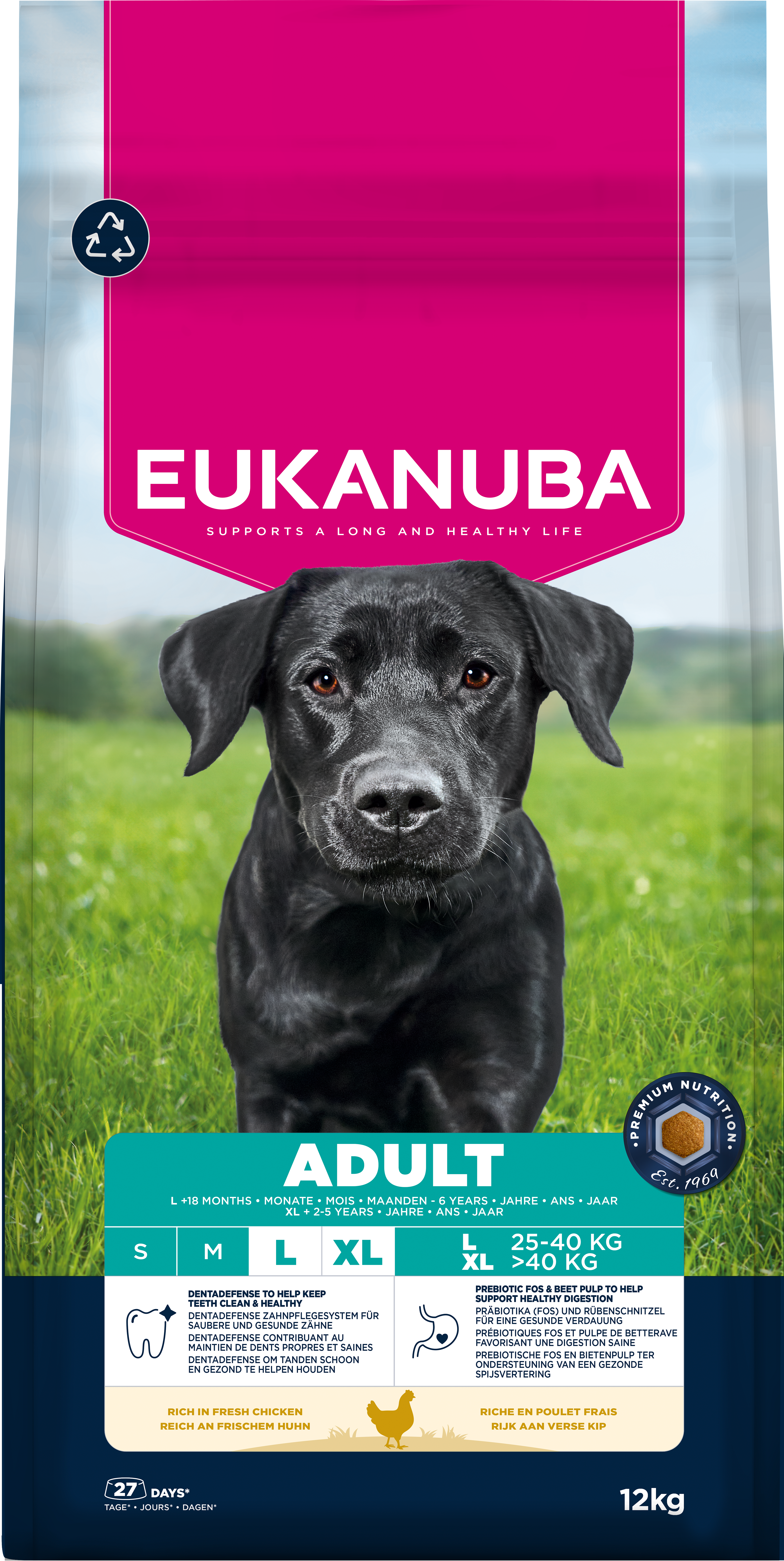 Eukanuba Adult Large Breed Chicken 12kg