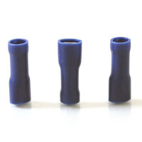 BF66-FI-VR Blue 6.3mm Pre-Insulated Female Push-On  Fully Insulated Terminal (100 Pack)