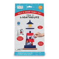 Felt & wood craft Lighthouse