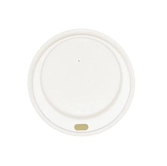 White Cup Lids - Huh - (8oz) (10x100)