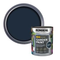 Ronseal Garden Paint Blackbird Colour 750ML Tin