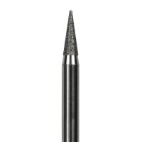 VHF Diamond Radius Grinding Tools for Glass Ceramics Length 35mm, &Oslash; = 0.6 mm 