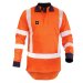 Hi-Vis FR Cotton Polo, 12Cal TTMC D/N, Collar