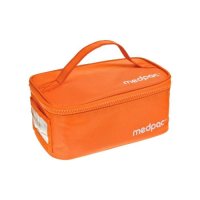 Medpac Large is bright orange colour which makes Medpac easy to find inside a bag.