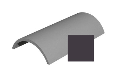 Segmental Ridge Roof Tile Antique Brown