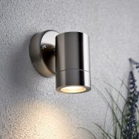 Saxby Palin 7W IP44 Down Wall Light SS304