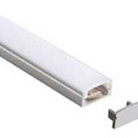 Robus Extrusion 2m Diffuser Low Profile 8mm Aluminium