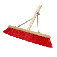 Dosco Brush with Stay Stiff Synthetic Red 24"