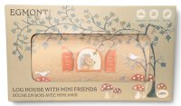 Log House with miniature friends