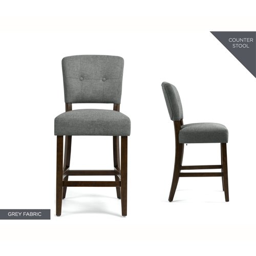 Oakridge Counter Stool Grey 1