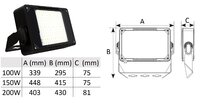 ANSELL ORION ASYMMETRICAL LED FLOODLIGHT IP65
