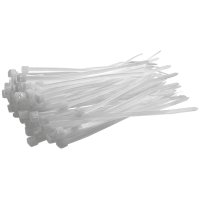PVCT150W PROSOLVE WHITE CABLE TIES 150 X 3.6MM (PACK 100)