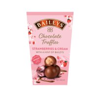 Baileys milk chocolate strawberries & cream truffles in carton - 6x205g