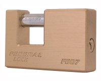 Federal Padlock 63mm Shoot Bolt Brass Body