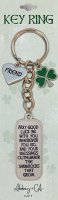 Metal Key Ring/Irish/Friend  (74213)