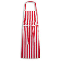 RED & White Striped Apron