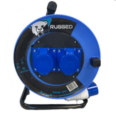 Rugged 25 Meter 220V Cable Reel | 272117 1