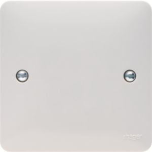 Hager Sollysta 1G Blank Plate White WMP1