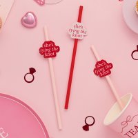 She's Tying The Knot Paper Straws - Pack of 16