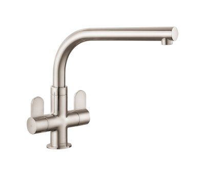 Salorna Monobloc Tap - Brushed finish - TSN1BF