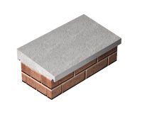 Concrete Once Weathered Coping 305mm x 610mm