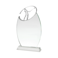 21cm Crystal Golf Award