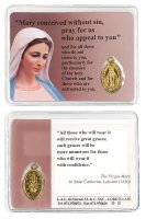 Gilt Medal & Leaflet/Miraculous (71512)