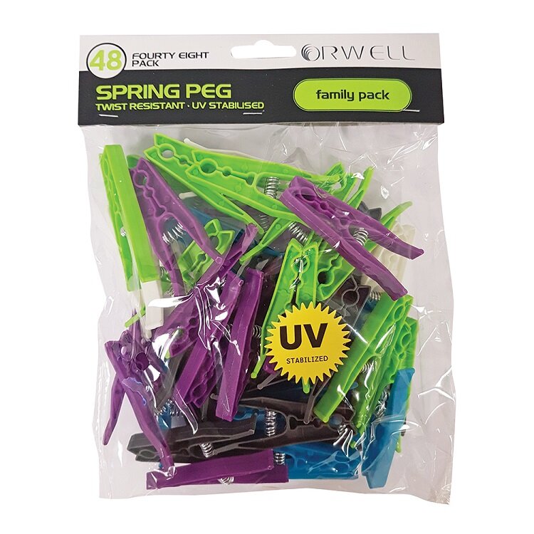 Orwell Large Spring Peg 48pk Wilsons Import, distribution and