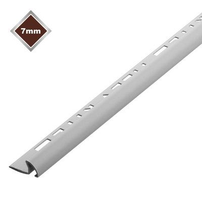 Standard Tile Edging Grey 7mm 2.4m