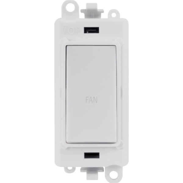 Click Gridpro 20A DP Gridswitch "Fan" White GM2018PW-FN