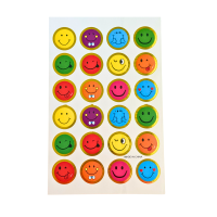 Smiley Face Stickers XL - Size 30mm (120 pack)