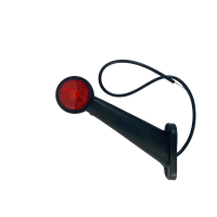 LED OUTLINE MARKER LIGHT RED/WHITE 45D ARM REAR LHS 10-30V