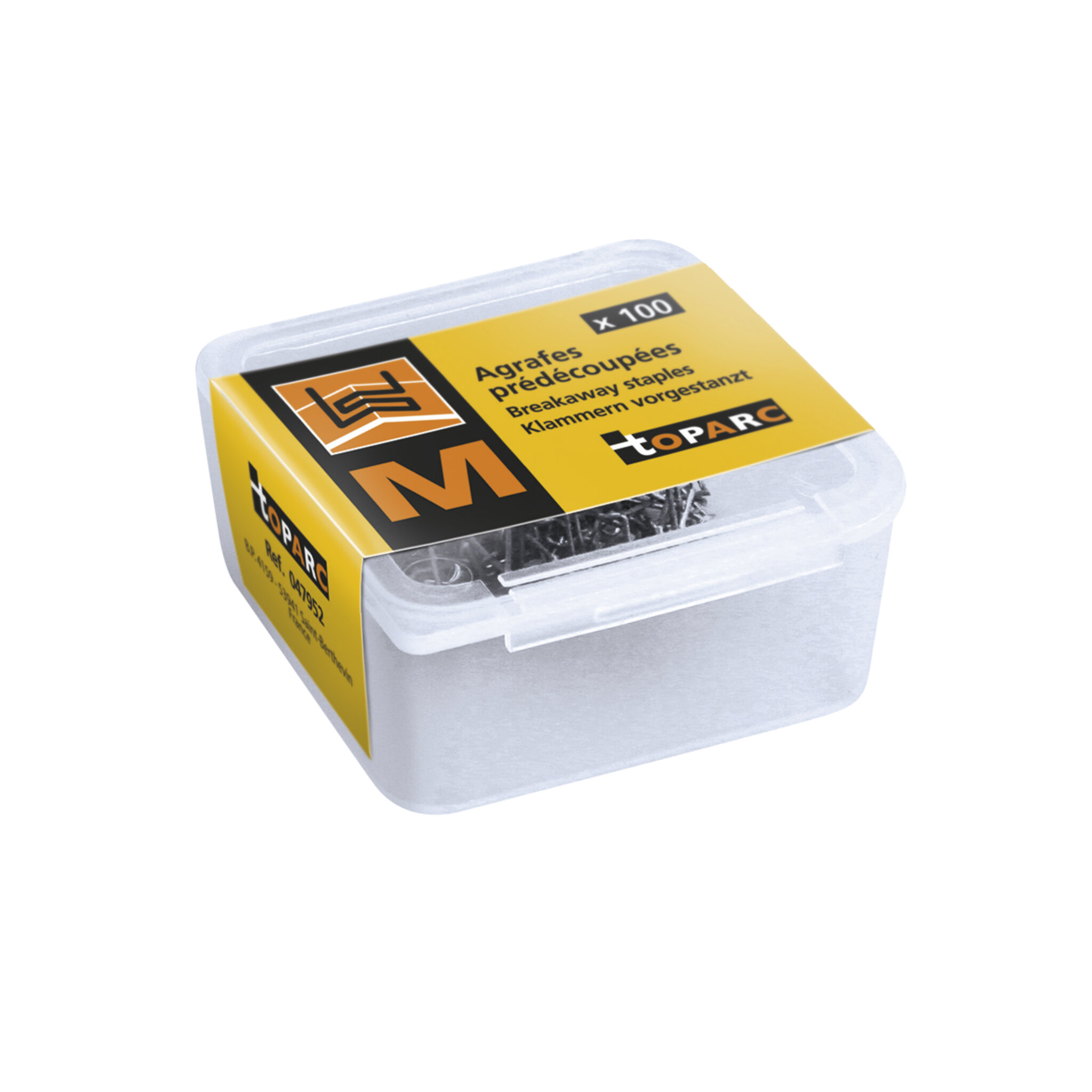 GYS BOX OF 100 BREAKAWAY STAPLES - EXTERNAL ANGLE (M)