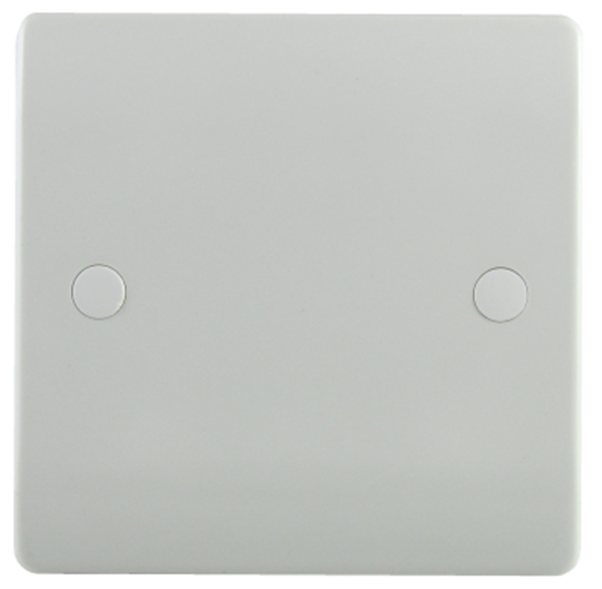 Sline 1G Blank Plate White SL401