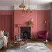 Heritage Coral Pink Velvet Matt Living Room