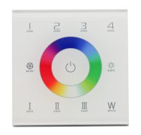 DMX Touch panel 4 zones controller for RGBW LED Strip