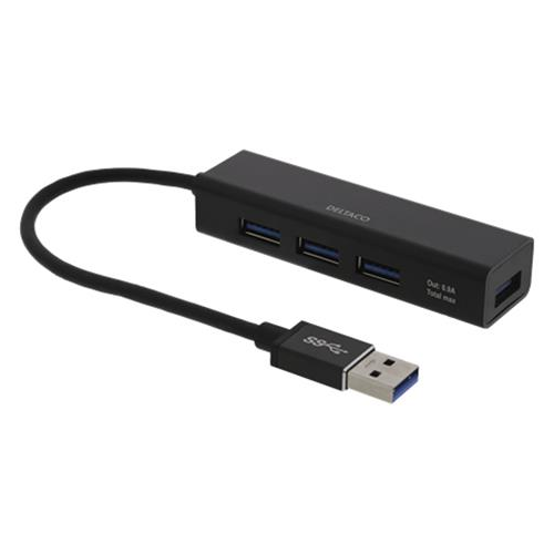 DELTACO 4 Port USB 3.1 Hub