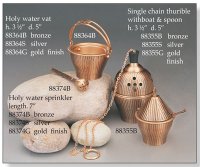 Holy Water Vat/Gold Finish   (88364G)