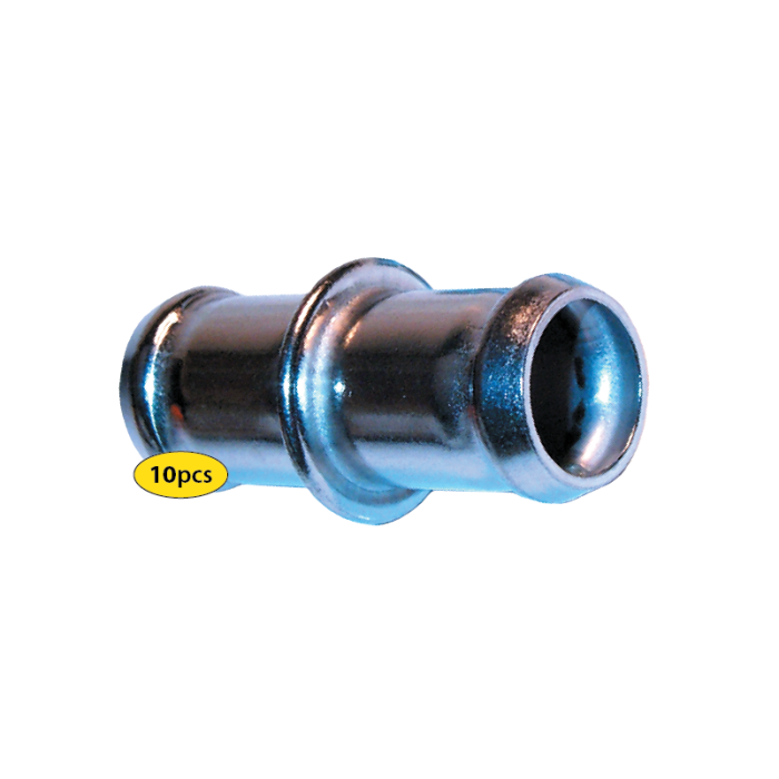 Zinc Plated Pipe Joiners 10pcs