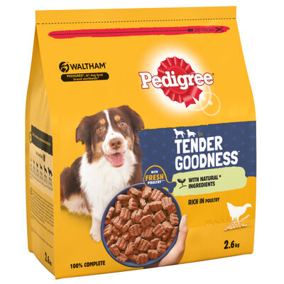 Pedigree Tender Goodness Adult Chicken 3 x 2.6kg