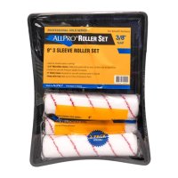 AllPro Professional Interior Roller Set with 3 Sleeves Pack