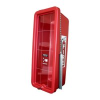 10 lb Chief Cabinet Assembly (Red Body/Frame, Clear Panel)